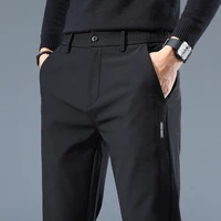 Highly Elastic Men's Comfortable Trousers Autumn New Slim Straight Fashion Korean Casual Pants Quick-drying Golf Sweatpants
