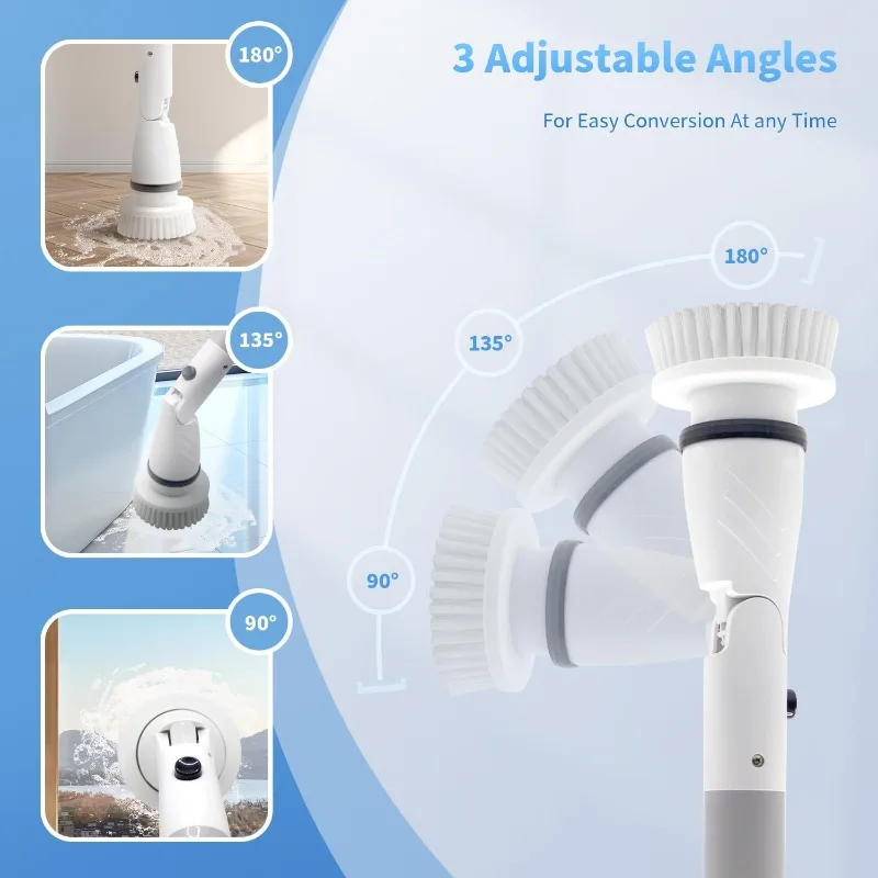 Electric Spin Brush, Cordless for Home Scrubber 4 S7bb988d62be54bc1b266e35c22214c65m