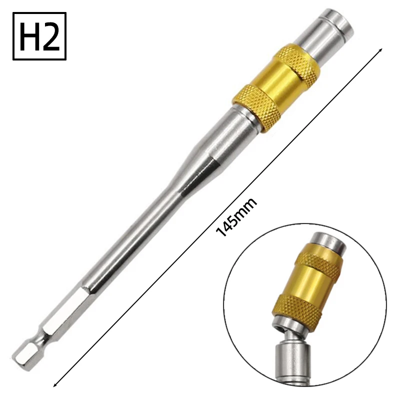 Adjustable Magnetic Ratchet Screwdriver with Bending Drill Adapter