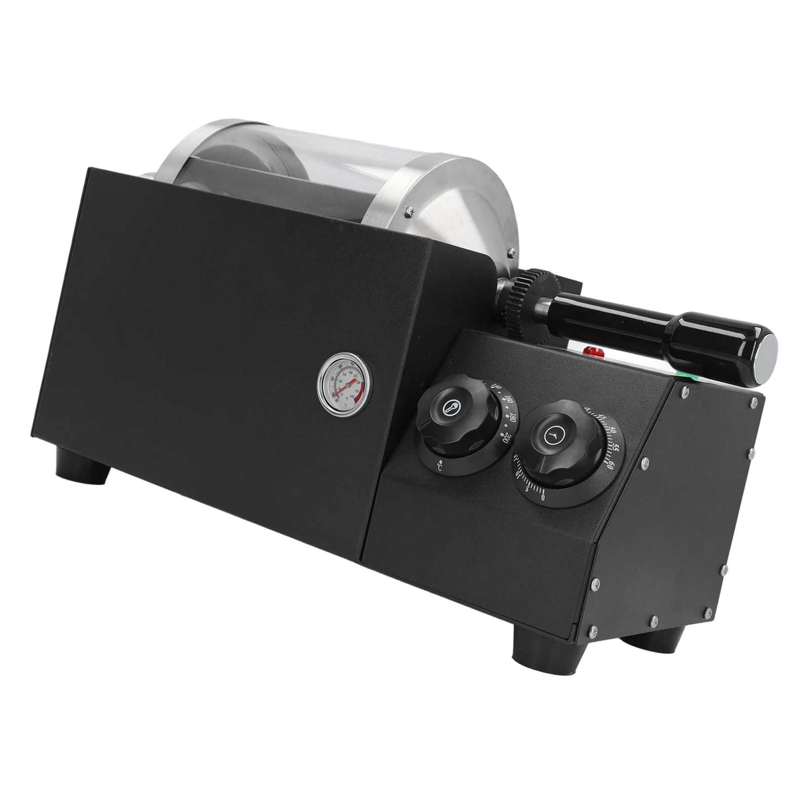 Coffee Bean Roaster Adjustable Temperature Automatic Glass Coffee Bean Baker with Timer for Soybean Sesame