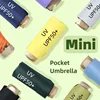 Mini Pocket Umbrella Small Sun Rain Umbrella Vinyl Folding Umbrella UV Ultraviolet Protection Sun Shade Pocket Parasol Capsule 1