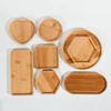 Wooden Soap Dispenser Tray Vanity Countertop Bottles Organizer Holder Round Square Candles Jewelry Storage Tray For Bathroom 1