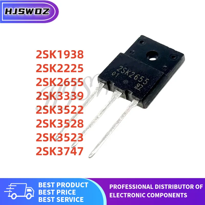 High-Performance Power Transistor Set - 5 Pieces, TO-3PF Package