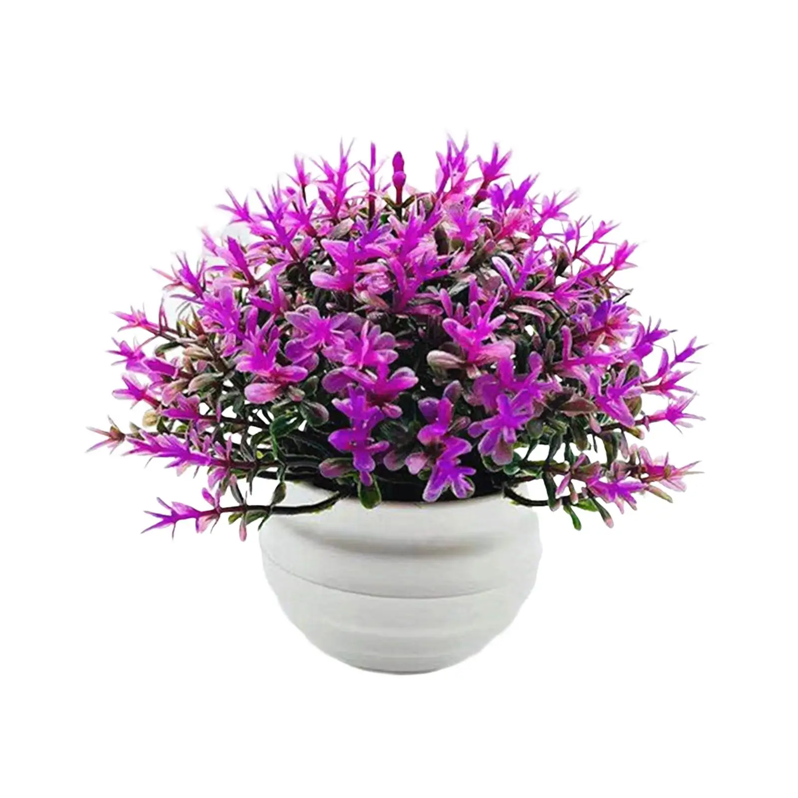 Fake Flower Potted Ornament Plant Craft Decoration Artificial Bonsai Decor for Home Decor Yard Wall Shelf Office Bedroom