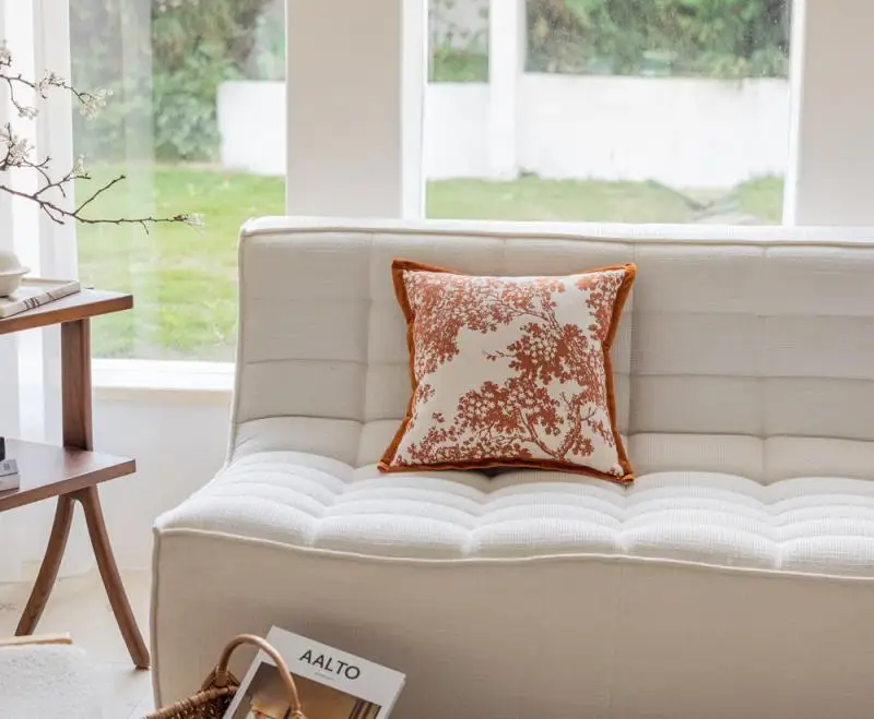 Französisch Chenille Sofa Kissen bezug Cojines einfache Kissen bezug Wohnzimmer Dekoration Erker Fenster Kopfteil Kissen bezüge 45x45 – Detail 6