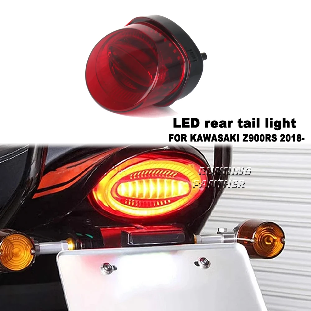 

Задний фонарь для мотоцикла Z900RS, подключи и работай, светодиодный задний стоп-сигнал, водонепроницаемый задний фонарь для KAWASAKI Z900 RS Z 900 RS 2018-