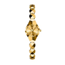 BINBOND N220 Women's Waterproof Exquisite Luxury Quartz Watch (Gold)
