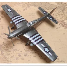 

1/48 P-51 Fighter Assemble Model World War Puzzle Airplane aircraft Collections Scene Sandpan Game Model Toy