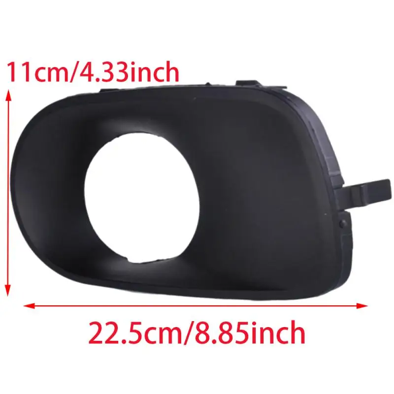 51117129299 51117129300 1Pcs Left /Right Side Fog Light Lamp Cover For BMW X5 E53 2003-2006 Black