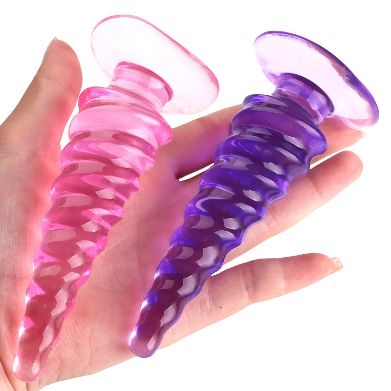 Plug anale in silicone colorato con gelatina, giocattoli sessuali per uomini e donne, prodotti per adulti, giocattoli anali senza vibratore, prost_voghion.com