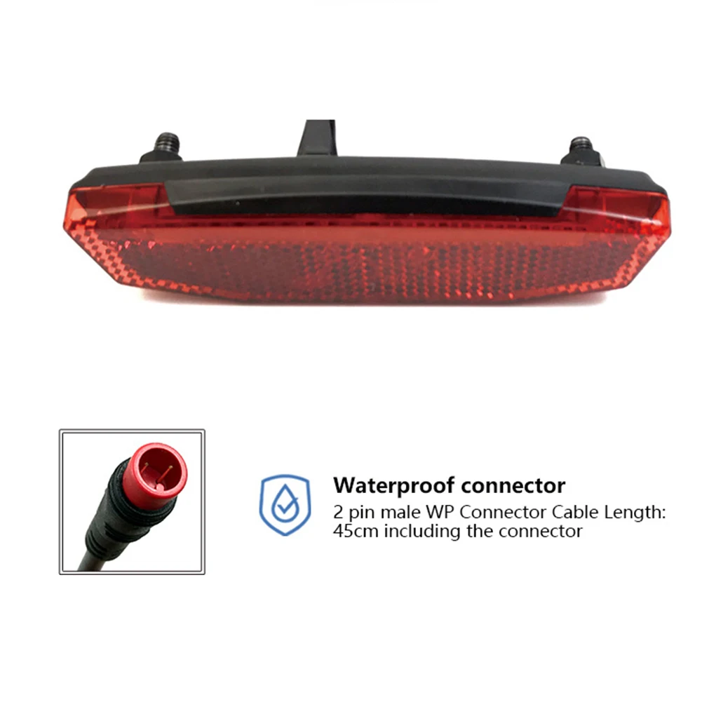 Description Picture 4 of item6V-60V Electric Bicycle Rear Light Ebike Tail Light For KT Controller Taillight Lamp Electric Bike Accessories