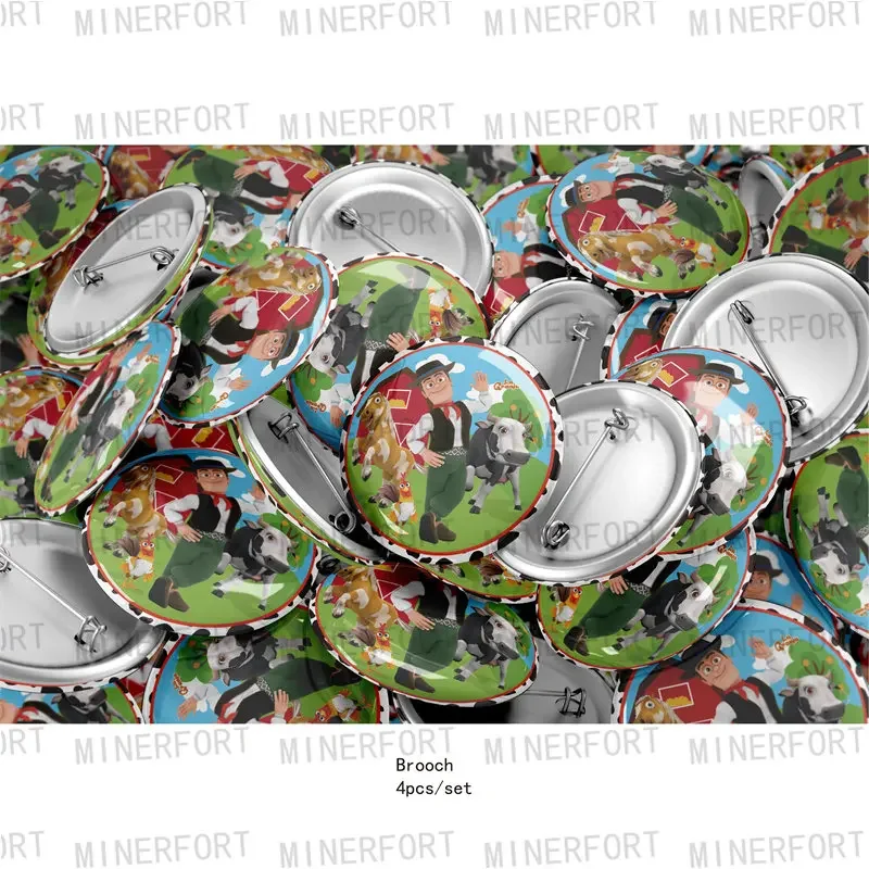 thumbnail image 1 of Suministros de fiesta de cumpleaños La Granja Zenon, vajilla desechable, vasos de papel, platos, Topper para pastel, Baby Shower, decoraciones para fiesta de niños, 1 of 5