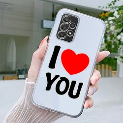 Pink Heart 'I Love You' Smartphone Case - Romantic Design - Samsung A11 (B1)