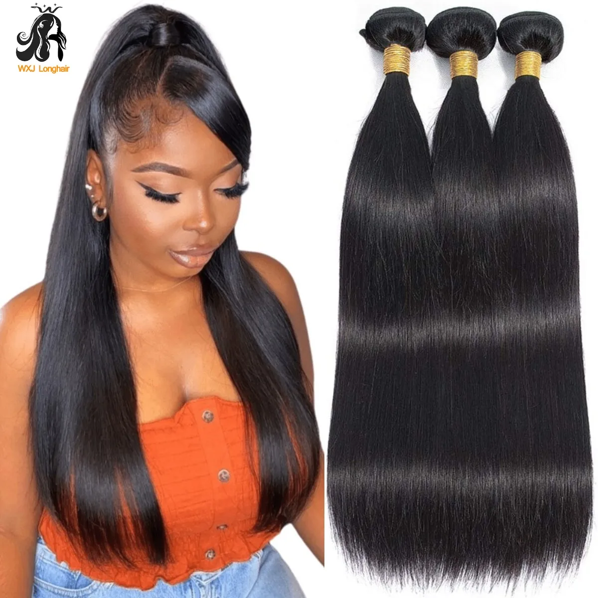 10a Straight Bundles Human Hair Bundles Remy Hair Bundles Human Hair