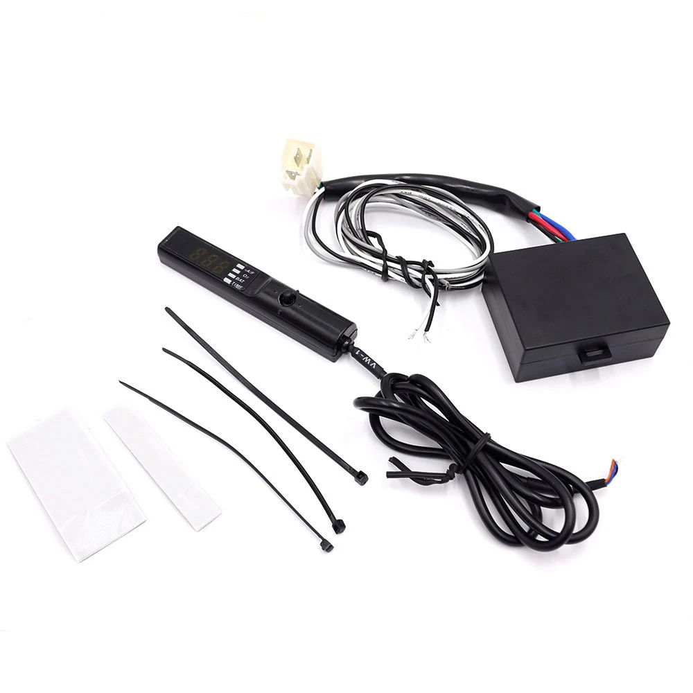 Universal Car Auto Turbo Timer Na Black Pen Control Jdm Blue Led Digital