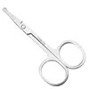Multifunctional Stainless Steel Nose Hair Cut Round Head Small Scissors Manual Eyebrow Trimming Beard Scissors Beauty Tool 4