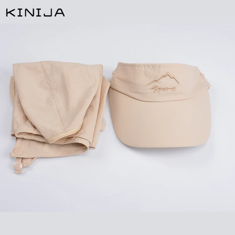 Outdoor Neck Protection Sun Cap Quick Drying Sunshade Hat Fishing Cycling Climbing Men Removable Face Shield Safari Hat Women - Image 6