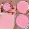 Embossed Petals Blush Peach Pink Orange Tint Makeup Blush Palette Cheek Contour Rouge Cosmetics Long-lasting Face Brightens 1