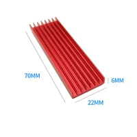 Heatsink Cooler Heat Sink Thermal Conductive Adhesive for NVME NGFF M.2 2280 PCI-E SSD 70x22MM Thickness 3/6MM - Image 5