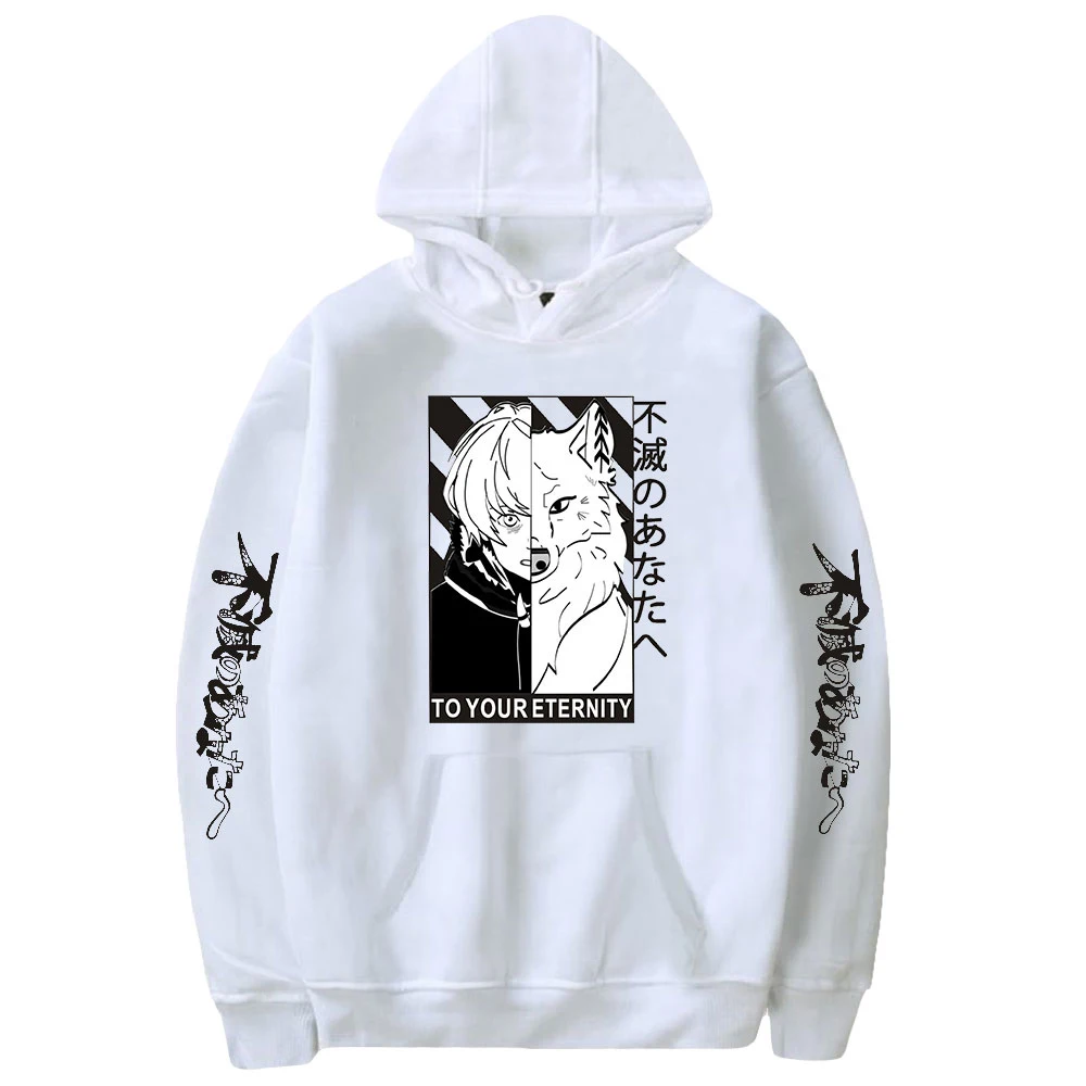 To Your Eternity Hoodie Unisex Long Sleeve Sweatshirt Men Women's Hoody Pullover Harajuku Streetwear Japanese Anime Clothes