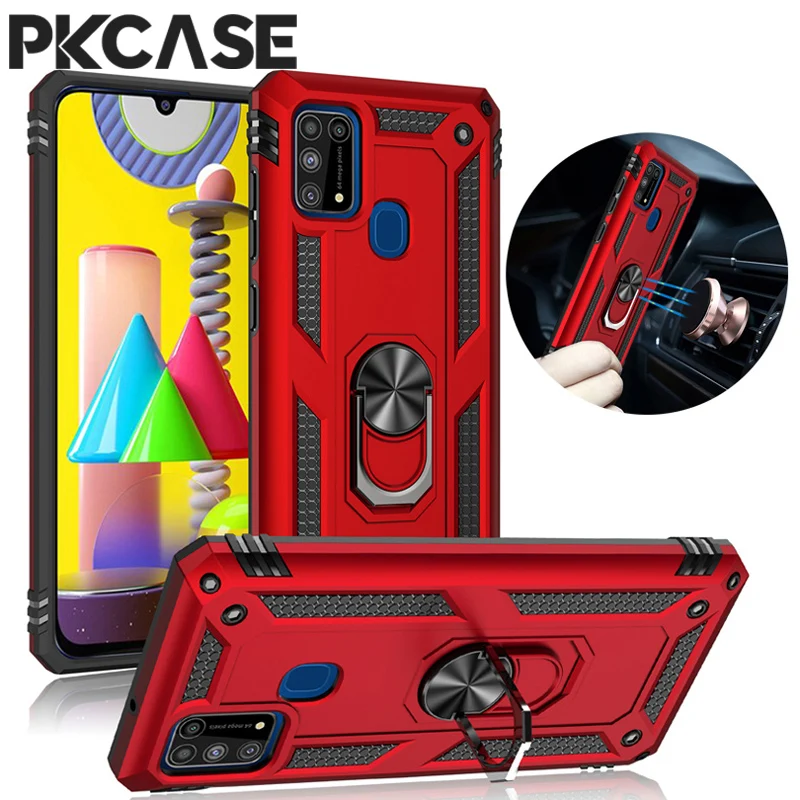 

PKCASE Shockproof Stand Case For Samsung S7 S10 5G Note 8 9 Cover For Galaxy M01 M30S M10 M20 M30 M21 M31 M51 J2 J5 Pro J7 Prime