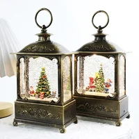 Christmas Decorations Ornaments Wind Lamps Christmas Crystal Lights Music Box Children's Birthday Christmas Gift Home Accessorie 2