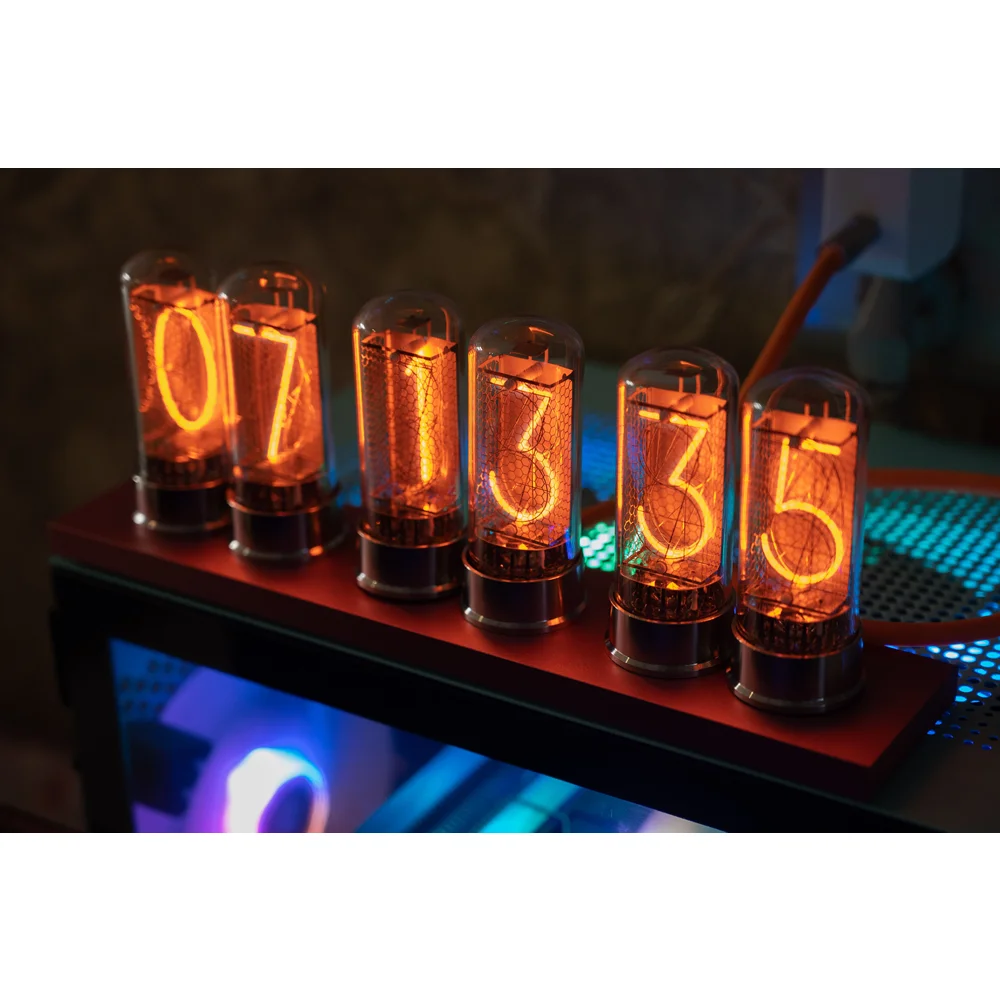 New Production DGM01(Copy IN18) Glow Tube Clock 4