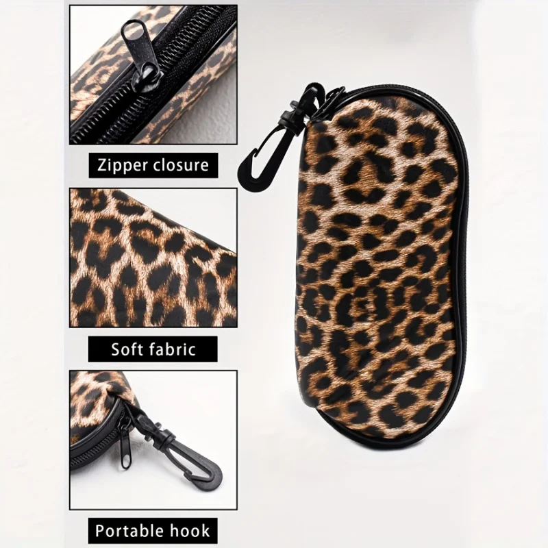 Leopard Design Glasses Storage Box for Women Perfect as Christmas or Daily Present