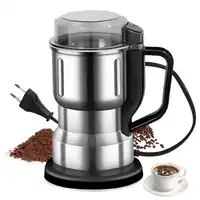 Electric Coffee Grinder Nuts Beans Spices Blender Grains Grinder Coffe Bean Chopper Machine for Home Kitchen Camping EU Plug 200