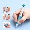 3pcs Happy Beans Gel Pens Set Ergonomical Triangle Grip Erasable Black Color Ink 0.5mm Ballpoint for Writing School A7682 4