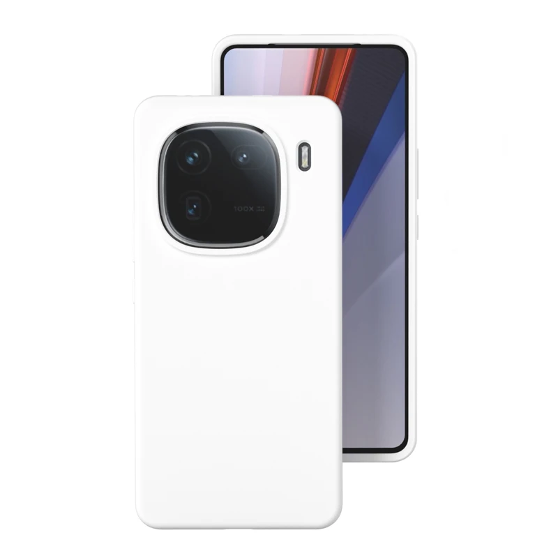 Soft Premium Liquid Silicone Protective Case with Flocking Interior
