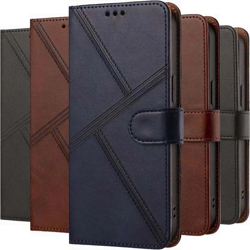 Luxury Leather Wallet Phone Case - Unisex Design
