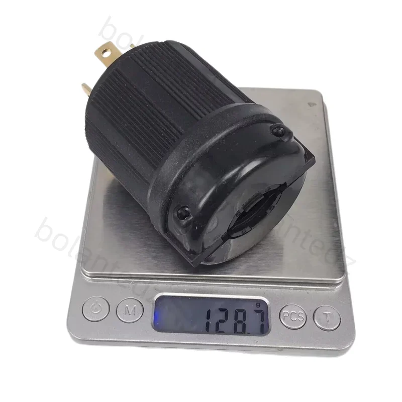 Black UL 30A 125V 250V NEMA L14-30P L14-30R Industrial twist lock power plug 4Pole panel Receptacle Connector Male female socket