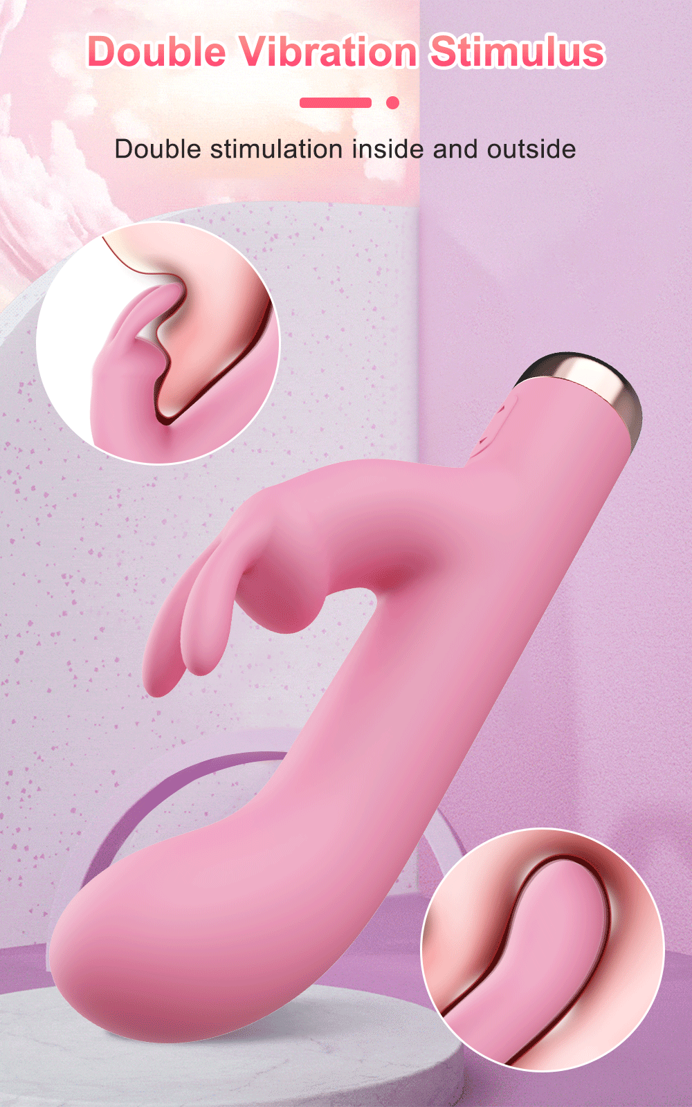 Rabbit Vibrator For Women G Spot And Clitoris Stimulator Mini_voghion.com