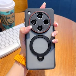 Enhanced Magnetic Drop-Resistant Phone Case with Full Lens Protection and Stand Feature for Find X8S (1)