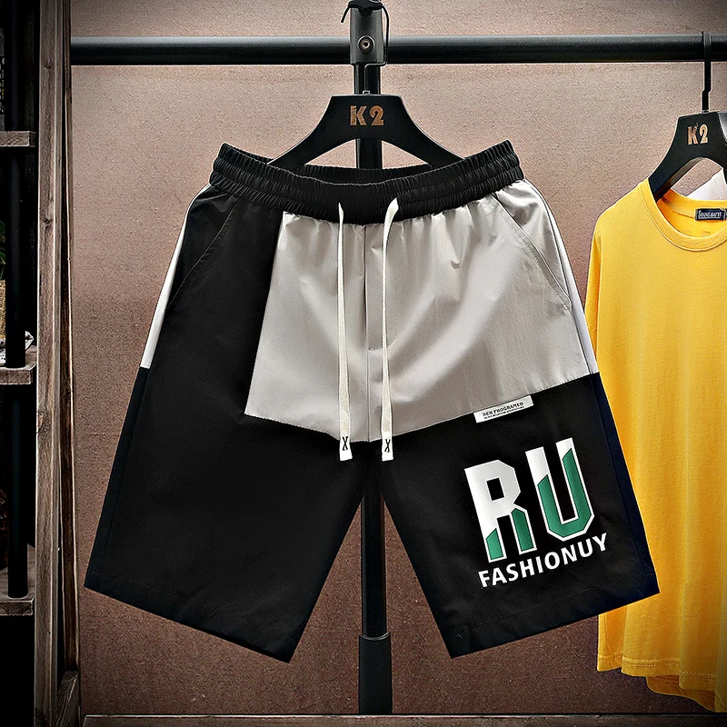 

Men Running Sports Gym Casual Shorts Quick Dry Sweatpants Short Pants Breathable Fitness Jogging Shorts Ice Silk Beach Shorts