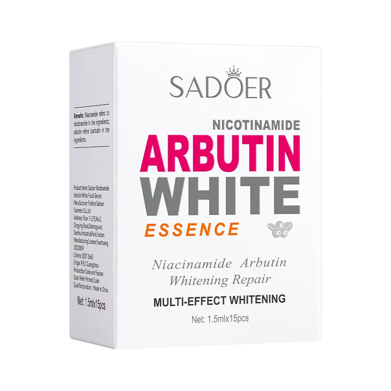 SADOER 15pcs/lot Whitening Niacinamide Arbutin Serum Facial Skin Care Anti Wrinkle Anti Aging Collagen Essence Liquid