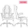 Office Chair  Racing Executive PU Leather Ergonomic Massage Computer Chair with Lumbar Support Headrest 3