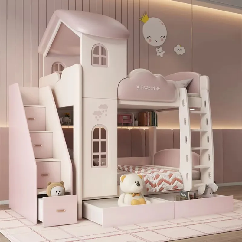 Handrail Bed Safety Children Luxury Kids Boy Child Lightweight Strollers Activities Baby Beds Low Loft Care Tools Mother Car