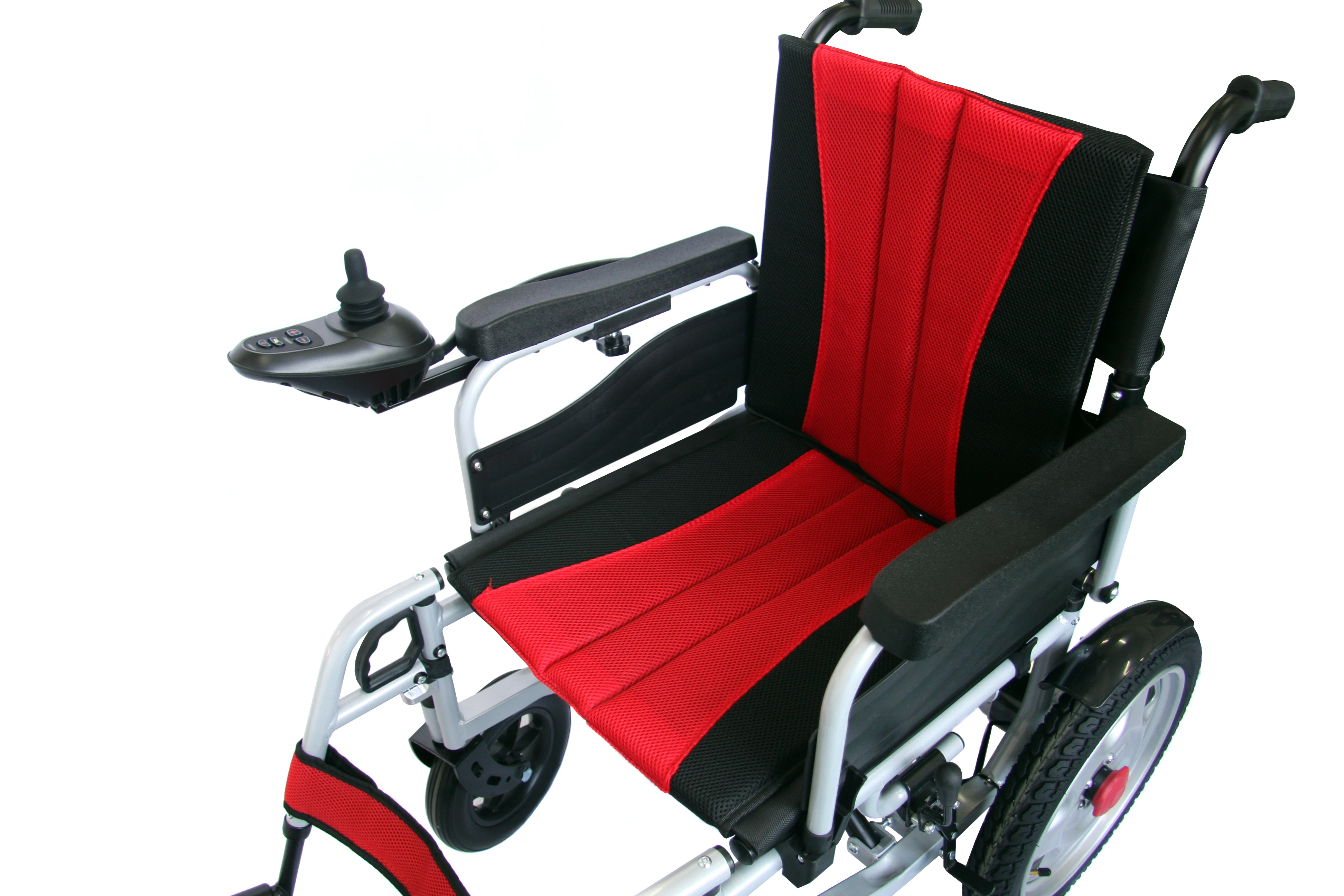 Adult Disabled Handicapped Travel Portable Steel Foldable Power Motorized Electric Wheel Chair