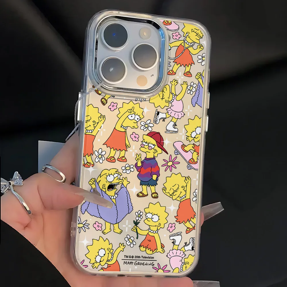 Cartoon Simpsons Hot Phone Case - Transparent Soft Cover