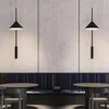 Ozz Wall Lamp Minimalist Long Rod Fishing wall Lamp Creative Background dining lamp Dining Room Living Room Restaurant Arc Light 5