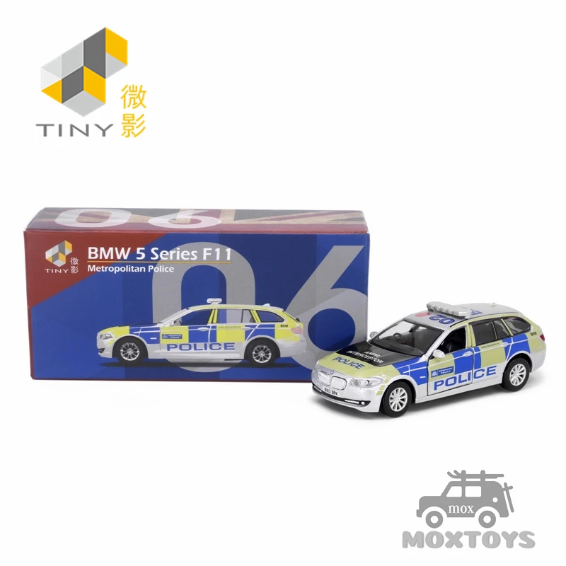 

Tiny 1:64 5 series F11 London Metropolitan Police Diecast Model Car