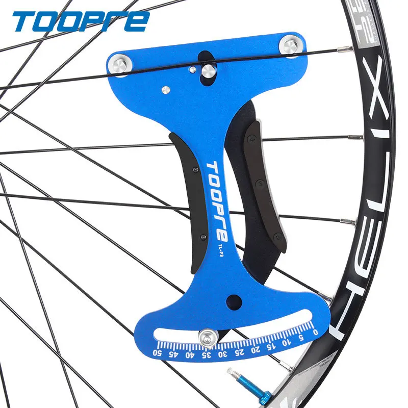 CNC Bicycle Spoke Tension Meter Wheel Builders Tensioner Tool MTB Road Spoke Wrench Checker Indicator