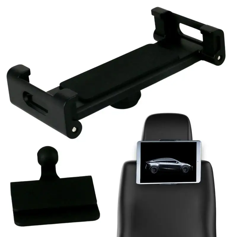 

Car Rear Seats Phone Bracket For Model 3 Y Phone Holder Rotatable Car Back Seats Mounting Black Holder Accessories Lightweight