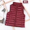 2025 White Duck Down Jacket Women Vest Autumn Winter Sleeveless Waistcoat Warm Lightweight Puffer Jacket Female Tops Outwear 8XL 5