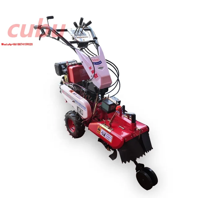 Hand Push Garden Pastoral Management Machine Agriculture Machinery Mini Micro Power Tiller