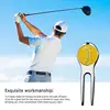 1Pc Golf Divot Repair Tool Zinc Alloy Magnetic Detachable Golf Green Fork Pitch Groove Cleaner Golf Marker Golfs Accessories 2