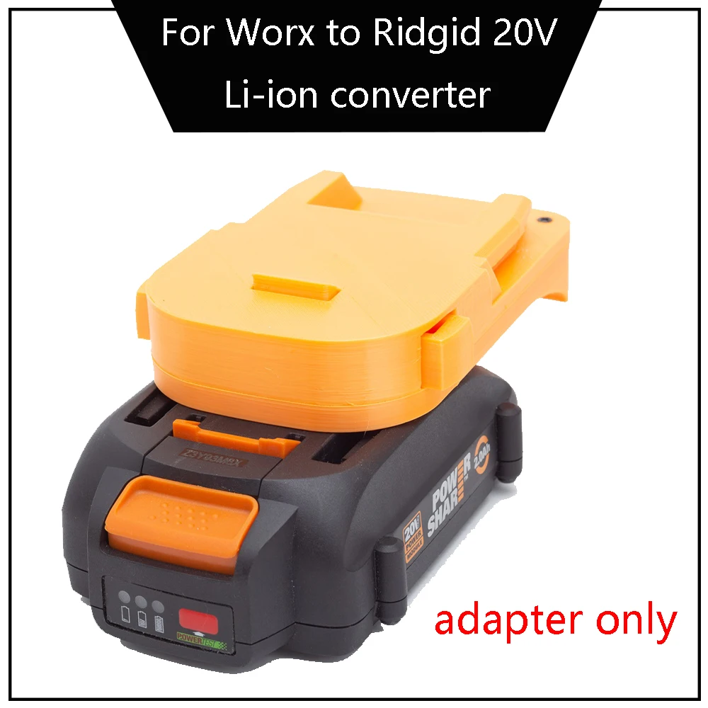 Power Tool Accessories Battery Converter Adapter for Worx to AEG/RIDGID