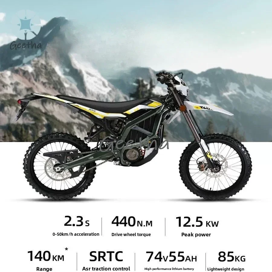 Per il 2025: Moto Elettrica Fuoristrada Ultra Bee 74V Super 12500W per Adulti, Motocicletta Elettrica Super per Tutti i Terreni - immagine 6